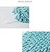 IvyMei - IvyMei 2 Pack Chenille Hand Towels,Hanging Kitchen Hand Towels,Bathroom Hand Towels with Loop,Quick Dry Cloths for Cleaning,Soft Absorbent Microfiber Hand Towels,White Blue