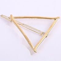 TraveT Hollow Triangle Metal Geometric Hairpin Minimalist Hair Clip