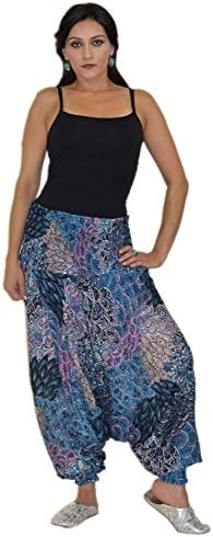 Hippie Moroccan Harem Gypsy Jumpsuit Yoga Belly Alibaba Pants Trousers Small to Large
