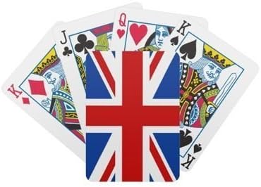 Carte Da Gioco Con La Bandiera Inglese Plastificate Amazon It Casa E Cucina