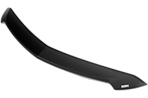 Husky Liners Aeroskin Hood Protector | Fits 2019-2026 Chevrolet Silverado 1500 | Low Profile Deflector/Bug Shield - 1 pc., Matte Black | 2877168