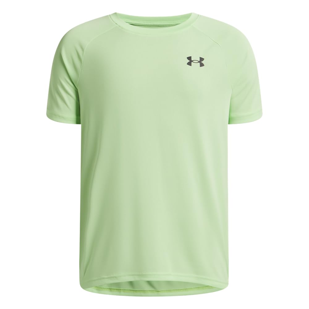 Under Armour Boys' Tech 2.0 Short-Sleeve T-Shirt, (712) Lumos Lime / / Black, Medium Image