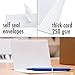 100 Letterpress Thank You Cards and Self Seal Envelopes. Perfect for Graduation, Business, Weddings - Opie’s Paper Company (Gold)