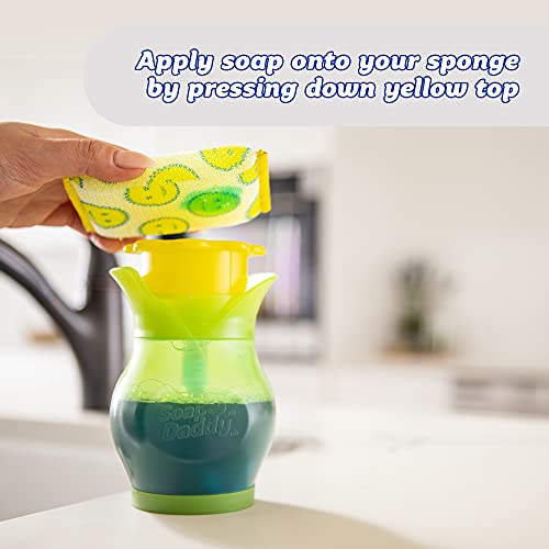 Scrub Daddy, Soap Daddy Dual Action Soap Dispenser with Easy Grip