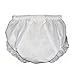 Baby Diaper Covers Embroider Blank Bloomers- White - 6 Months