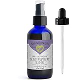 SALE! 4oz Black Raspberry Seed Oil, 100% Pure and Natural, Cold-Pressed, Unrefined, Organic, for Healthy Skin and Hair - Includes Pump & Dropper