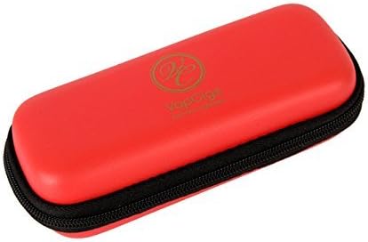 Red Zipper Pouch Travel Carry Case Bag for Cigar, Organization, and More