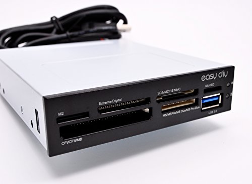 EZDIY-Front-Panel-for-35-inch-Bay-with-Card-Reader-and-one-USB-30-Port