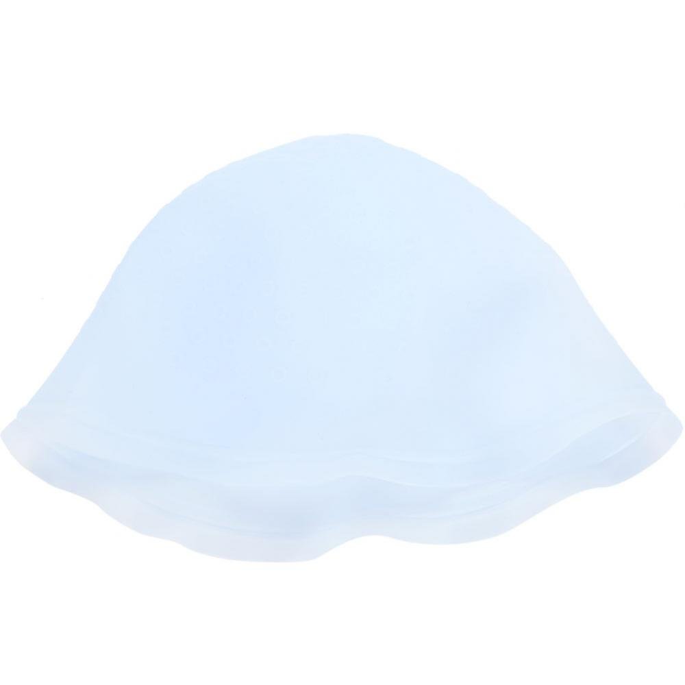 Hair Salon Silicone Gel Cap, Hair Coloring Dye Cap, Tools with Hook for Beauty Salon Highlighting and Hook for Barber and Home Use(Blue)