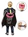 Ecparty Superheros Cape and Mask Matching Slap Bracelet Costumes Set for Kids Party Supplies (4Sets)
