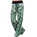 Wisslotus Women‘s Wide Leg High Fold Over Waist Camouflage Printed Camo Palazzo Pants Plus Size (L, Camo)