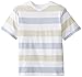 C-Life Group Little Boys' V-Neck Roller Printed Blue-Green Stripe