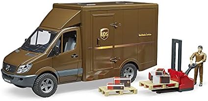Bruder 02538 MB Sprinter UPS Truck with 