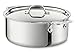 All-Clad 4506 Stainless Steel Tri-Ply Bonded Dishwasher Safe Stockpot with Lid / Cookware, 6-Quart, Silver primary
