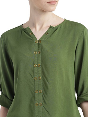 dhruvi trendz women's diamond crepe top (dt-w1092, black, medium)