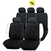 Suede Flowers 12-piece Automotive Seat Cover Set