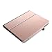 Fintie iPad 1 Folio Case - Slim Fit Vegan Leather Stand Cover with Stylus Holder for Apple iPad 1 1st Generation - Rose Gold