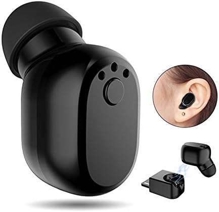 Padear Mini Invisible Bluetooth Earbud,V4.1 Stereo Wireless Bluetooth Earphone with Built-in Mic, Sports Noise Cancelling In-ear Earphone For Iphone Samsung And Other Android Phones (black)