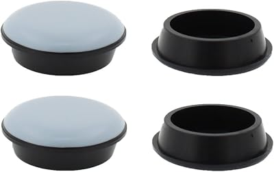Lifeswonderful 4x EasyMove PTFE Teflon Glider Cups 30mm, Furniture Castors