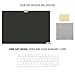 Homy Privacy Screen Protector Kit for MacBook Pro 15 inch Touch Bar 2016-2017-2018-2019 Keyboard Cover Ultra-Thin TPU Skin/Easy On-Off Anti Spy Private Filter for A1707, A1990 Model only