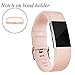For Fitbit Charge 2 Band, GEAK Replacement Bands for Fitbit Charge2 HR,Small,Blush Pink