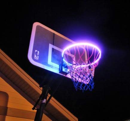 image for WETONG LED Basketball Hoop Lights - Basketball Rim LED Light Swish - P