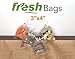 100 Clear Treat & Favor Bags | Ties Included | Great For Cake Pops, Candy, Gifts, Wedding or Party Favors | Food Safe Plastic | Stronger Than Cellophane | 1.5 Mils Thickness | 3