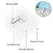 Whitgo 11 8 Packs,13lb/6kg(Max) Heavy Duty Reusable Strong Self Adhesive Nail Free No Scratch Super Waterproof Seamless Sticky Hooks Bathroom Kitchen Wall Towel Hooks & Ceili