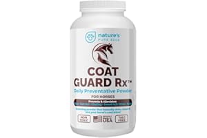 NATURE'S PURE EDGE Extra Large. 2 Lbs. Coat Guard Rx™ Daily Preventative Powder for Horses - Coat and Skin Treatment & Dry Shampoo for Horses.