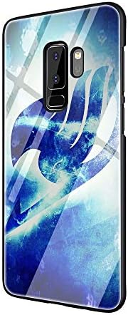 Manga Fairy Tail Logo Tempered Glass Phone Case Cover for Samsung Galaxy S7 Edge S8 S9 S10 Plus Note 8 9 (G5,for Samsung S9 Plus)