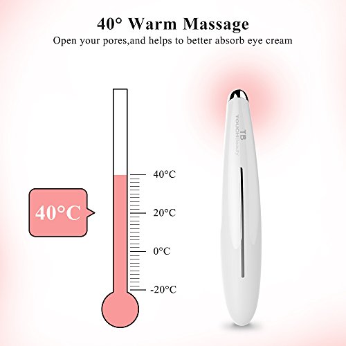 TOUCHBeauty Sonic Vibration Eye Massager, 40℃ Heated Wand, Relieves Dark Circles and Puffiness Eye & Facial Skin Care Device TB-1583 - Thumbnail 2