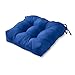 Greendale Home Fashions 20-Inch Indoor/Outdoor Chair Cushion, Marine Blue