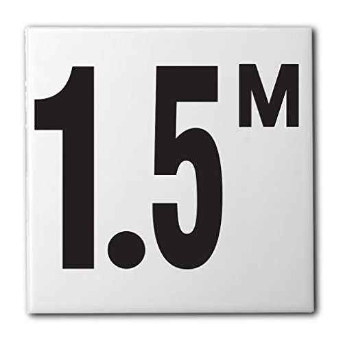 Ceramic Swimming Pool Waterline Depth Marker 