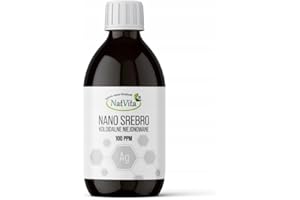 Nano Colloidal Silver - Non-Ionized 100ppm (250ml) - High Purity Silver Nanoparticles (20-40nm) - Professional Grade Skin Sol