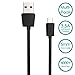PowerJive® [5 Pack] Assorted Lengths (6ft, 3ft,1ft) Premium Micro USB Cables High Speed USB 2.0 A Male to Micro B Sync and Charge Cables for Android, Samsung, HTC, Motorola, Nokia and More (Black Multi 5 Pack)
