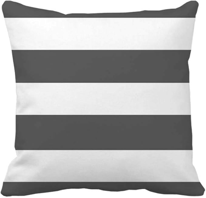 N\A Modernes anthrazitgraues weißes Streifenmuster Außen- / Innen