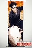Naruto Home Decor Japanese Anime Cosplay Wall Scroll Poster Inuzuka Kiba & Akamaru 17.7 X 49.2 Inches-P104445001