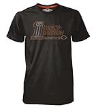 Harley-Davidson Men's Black Label T-Shirt, #1 Skull Octane, Black 30293147 (L)