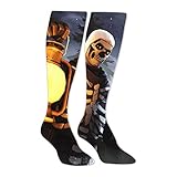 Skull Trooper For-t-nite Crew Socks Printed Colorful Fun Knee-High Socks Holiday Compression Socks