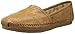 BOBS from Skechers Women's Luxe Rain Dance Flat,Chestnut Suede,10 M US