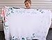 Baby Monthly Milestone Blanket Girl Yearly Growth Track - Newborn Infant Large Photo Prop Soft Fleece Backdrop Free Frame Kids Shower Gift for Photography Background