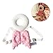 Baby Toddlers Head Protective, Adjustable Infant Safety Pad for Baby Walkers Protective Head and Shoulder Protector Prevent Head Injured Suitable Age 4-24 Months,Cute Angel Wings (Pink)