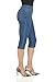 Rekucci Womens Ease in to Comfort Fit Stretch Jean Capri (8,Md. Stone Wash)
