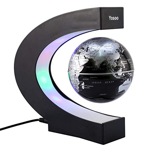 Yosoo-C-Forma-Decoracin-Levitacin-Magntica-Flotante-Globo-Luz-LED-de-mapa-del-mundo--regalo-de-Navidad