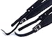 Fever ROS1204 Accordion Strap Black Leather