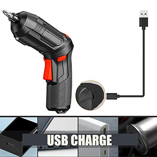Wiederaufladbarer Akku-Schraubendreher 47-teiliges Set 4,8 V 1800 mAh Biegbarer handgehaltener kompakter… – Bild 7