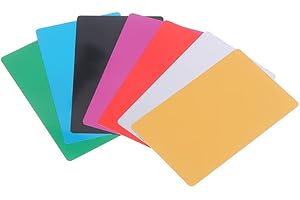 10Pcs Creativity Blank Metal Business Card Thickness Aluminum Alloy Blanks Card DIY Printing Office Supplies