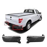 MBI AUTO - Primered, Steel Pair of Left & Right Rear Bumper Ends for 2009-2013 Ford F150 Pickup 09-13, FO1102375