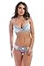 Hers by Herman Womens Mint Blue BRALLETE Bra with Matching Bikini Set Sexy Lingerie Set