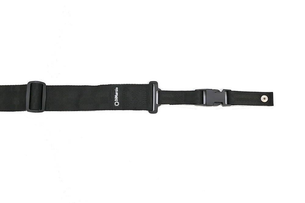 DiMarzio DD 2200BKS Extra Short Nylon Guitar Strap with ClipLock System - Black